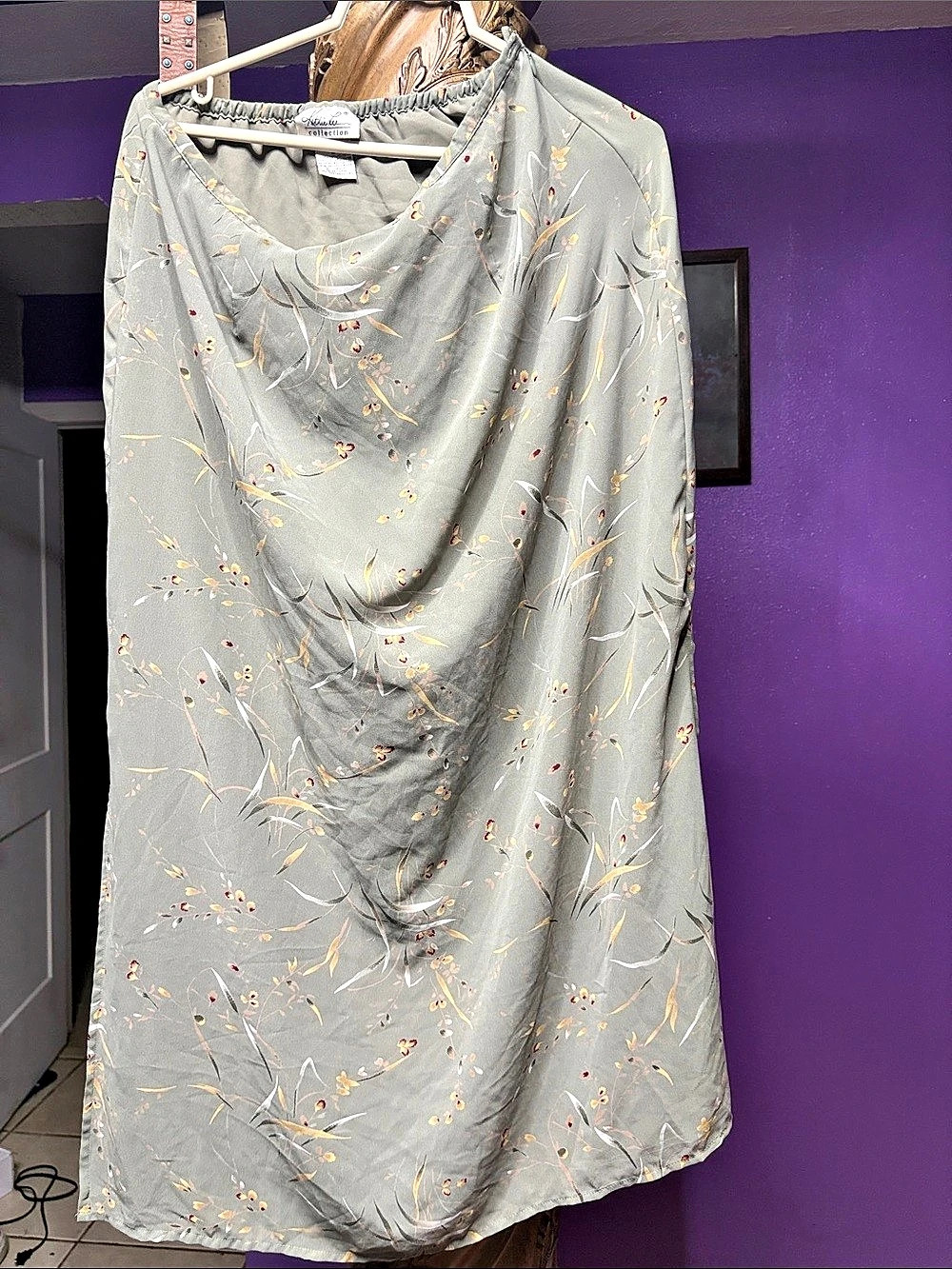 Kathie Lee Floral Maxi Skirt Size 16